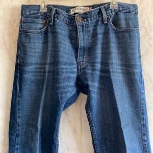 Levi’s 514 straight jeans.